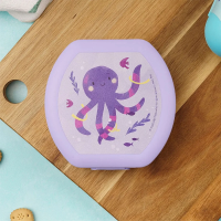 Amuse Lunchbox Medium Paars Octopus