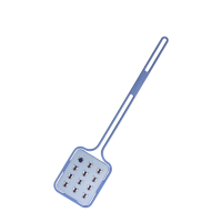 Amuse Vliegenmepper Blauw Flies