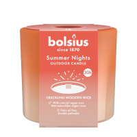 Bolsius Outdoor Glas Summer Nights Ivoor 62/106mm