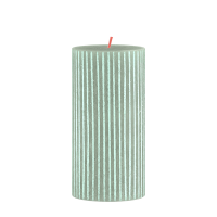 Bolsius Rustieke Stompkaars Silhouette Sunny Edition Jade Green 130/68mm