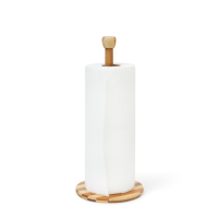 Relaxdays Keukenrolhouder Bambus 32cm