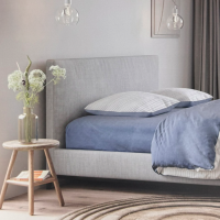 Eden Jersey Hoeslaken Allure Blauw 160 x 200cm