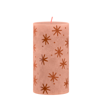 Bolsius Rustieke Stompkaars Silhouette Winter Edition Creamy Caramel 130/68mm