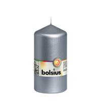 Bolsius Stompkaars Zilver 130/68mm