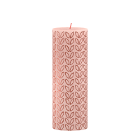 Bolsius Rustieke Stompkaars Silhouette Sunny Edition Misty Pink 190/68mm
