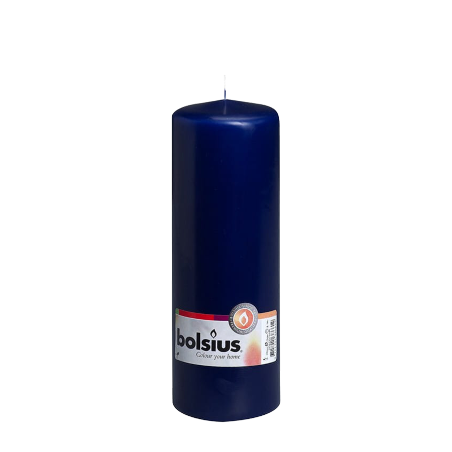 Bolsius Stompkaars Donkerblauw 200/68mm
