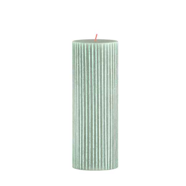 Bolsius Rustieke Stompkaars Silhouette Sunny Edition Jade Green 190/68mm