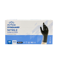 Intco Synguard Handschoenen Nitrile Zwart M 100 stuks