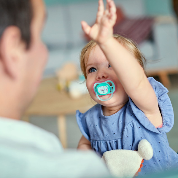 Philips Fopspeen Avent Ultra Air Roze/Groen 2 stuks