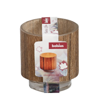 Bolsius Theelichthouder Glas Nature's Glow 75/70mm