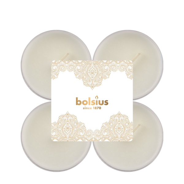 Bolsius Geurtheelicht Maxi Vanille 8 stuks