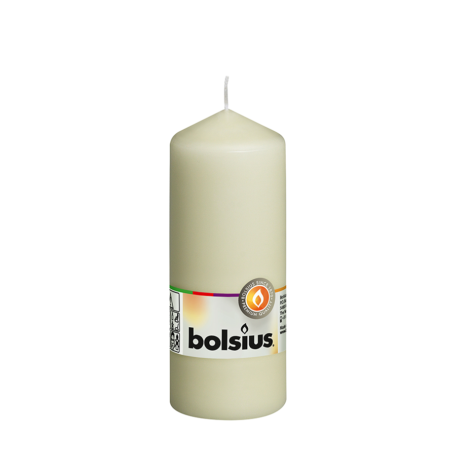 Abi Bolsius stompkaars ivoor 150/58mm