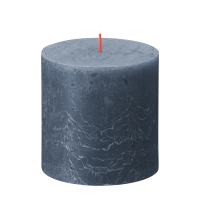 Bolsius Rustieke Stompkaars Schemerblauw 100/100mm