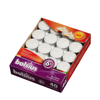 Bolsius Theelichten 6 uur 40 stuks