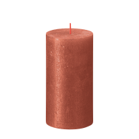 Bolsius Rustieke Stompkaars Shimmer Amber 130/68mm