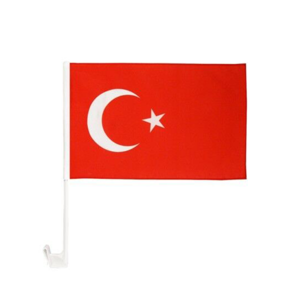 Autovlag Turkije 30x46cm