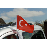 Autovlag Turkije 30x46cm