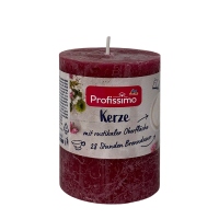 Profissimo Rustieke Stompkaars Bordeaux 80/58mm