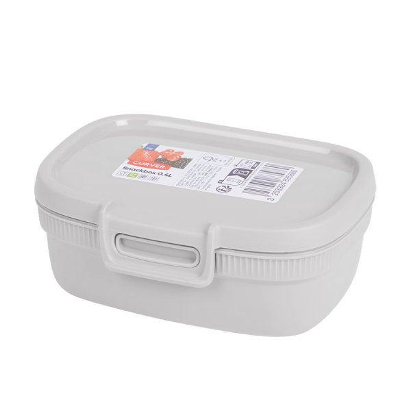 Curver Snackbox 0,4 Liter Grijs 10x13x5cm