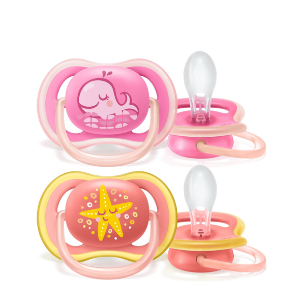Philips Fopspeen Avent Ultra Air Walvis/Ster 2 stuks