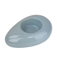 Theelichthouder Blauw 11,5x8x4cm