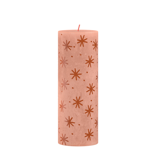 Bolsius Rustieke Stompkaars Silhouette Winter Edition Creamy Caramel 190/68mm