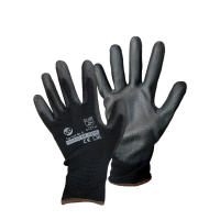 Leipold Doehle Werkhandschoen Nylon-PU Micro Black Maat 8