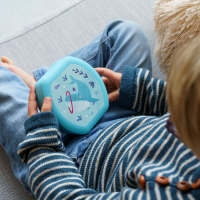Amuse Snackbox Small Rond Blauw Walvis