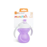 Munchkin Click Lock Cup Bite Proof 237ml Paars