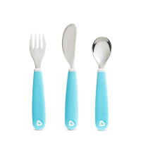 Munchkin Splash Toddler Cutlery Set Blauw 3 delig