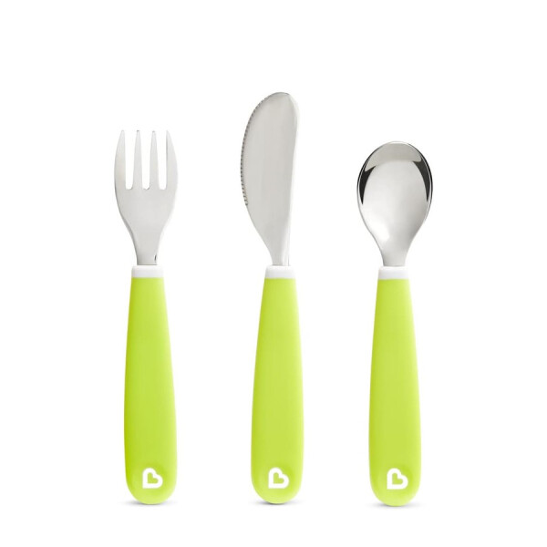 Munchkin Splash Toddler Cutlery Set Groen 3 delig