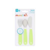 Munchkin Splash Toddler Cutlery Set Groen 3 delig