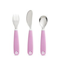 Munchkin Splash Toddler Cutlery Set Paars 3 delig