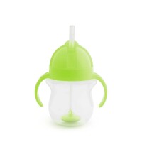 Munchkin Tip & Sip Straw Cup Weighted 207ml Groen