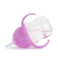 Munchkin Tip & Sip Straw Cup Weighted 207ml Paars