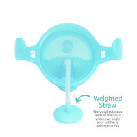 Munchkin Tip & Sip Straw Cup Weighted 207ml Groen/Blauw Set 2-delig