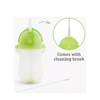 Munchkin Tip & Sip Straw Cup Weighted 296ml Oranje