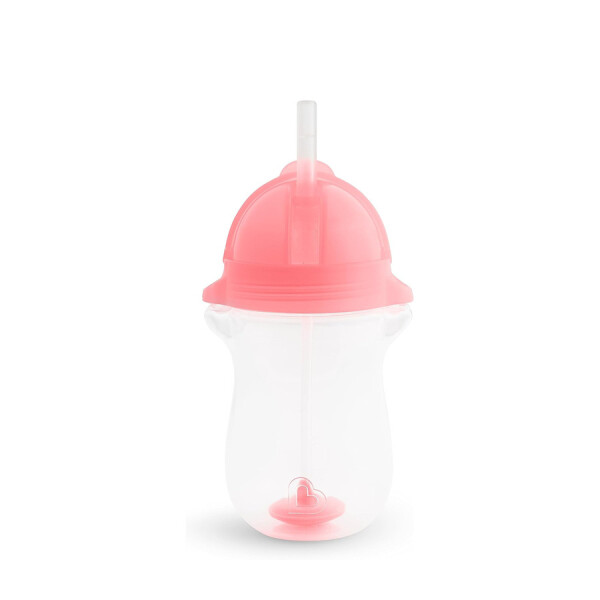 Munchkin Tip & Sip Straw Cup Weighted 296ml Roze