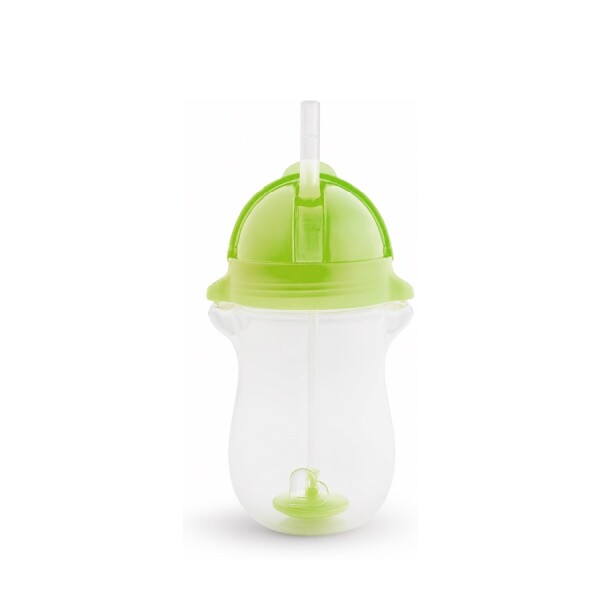 Munchkin Tip & Sip Straw Cup Weighted 296ml Groen