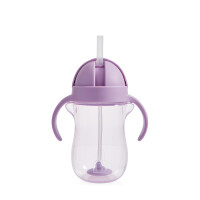 Munchkin Tip & Sip Straw Cup Weighted 296ml Kat Paars