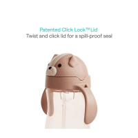 Munchkin Tip & Sip Straw Cup Weighted 296ml Hond Bruin