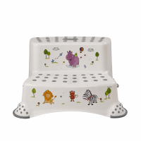 Keeeper Opstapje Kids Wit Animals 40 x 37 x 21 cm