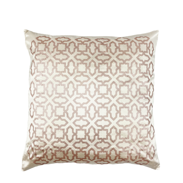 SEQ Home Zijden Kussenhoes Champagne/Koper 45x45cm