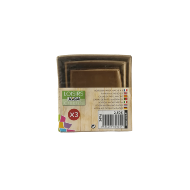 Loisirs Creatifs Doosje Karton 3 stuks