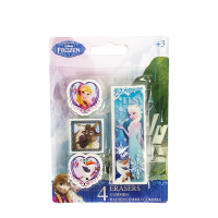 Disney Gommen Frozen 4-delig