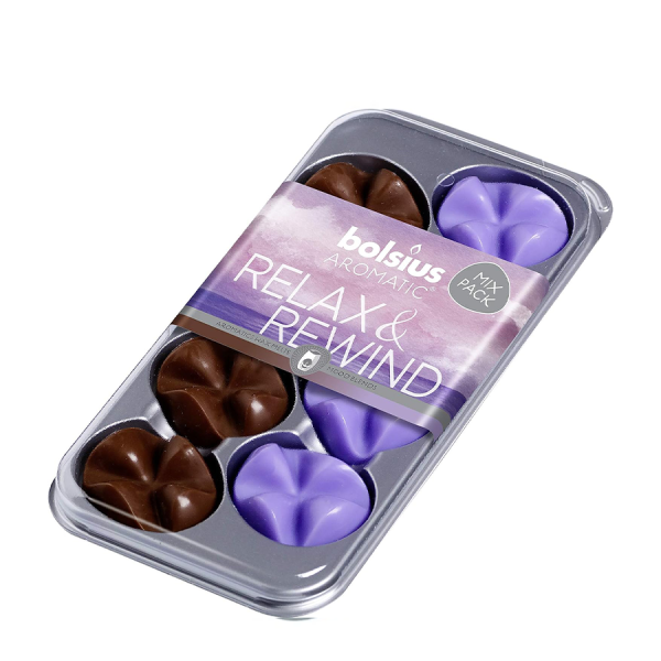 Bolsius Aromatic Wax Melts Relax & Rewind 8 stuks