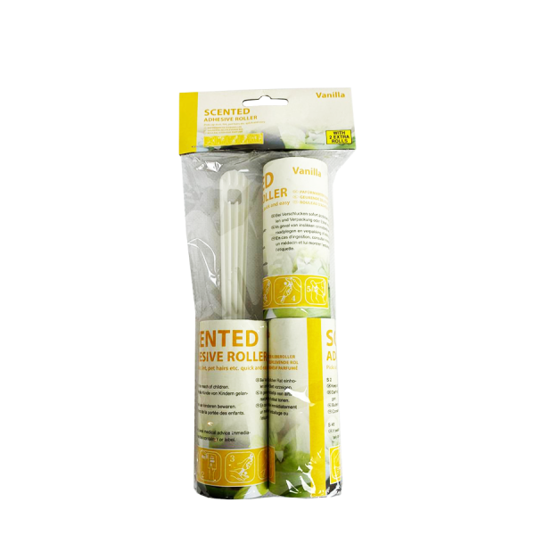 Geurende Zelfklevende Roller Vanilla 3-delig