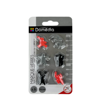 Domedia Glasmarkers 6-delig