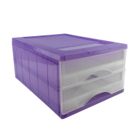 OKT Ladenblok 2 Laden Paars 40x30x20cm