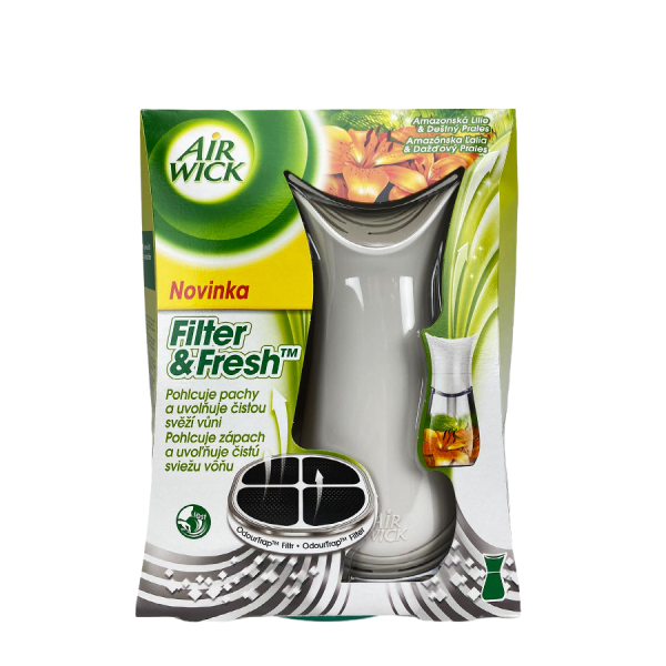 Air Wick Luchtverfrisser Filter & Fresh Amazone Lelie & Regenwoud Wit Toestel